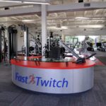 Inside view of Fast Twitch gym with equipment